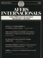 Revista CIDOB d'Afers Internacionals, número 0